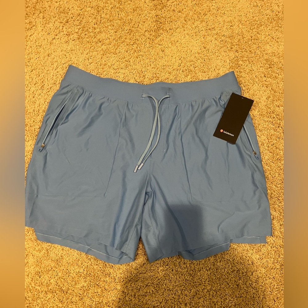 Lulu Men’s Shorts. BNWT 🔥🔥 XXL  Light Blue